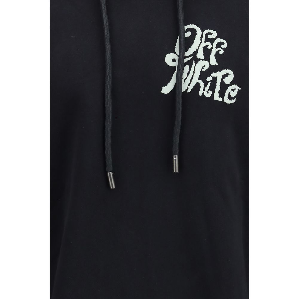 Off-White Black Cotton Sweatshirt - immagine 3
