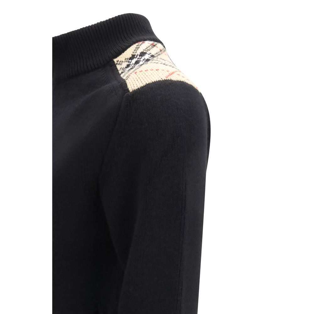 Burberry Black Wool Cardigan - immagine 3