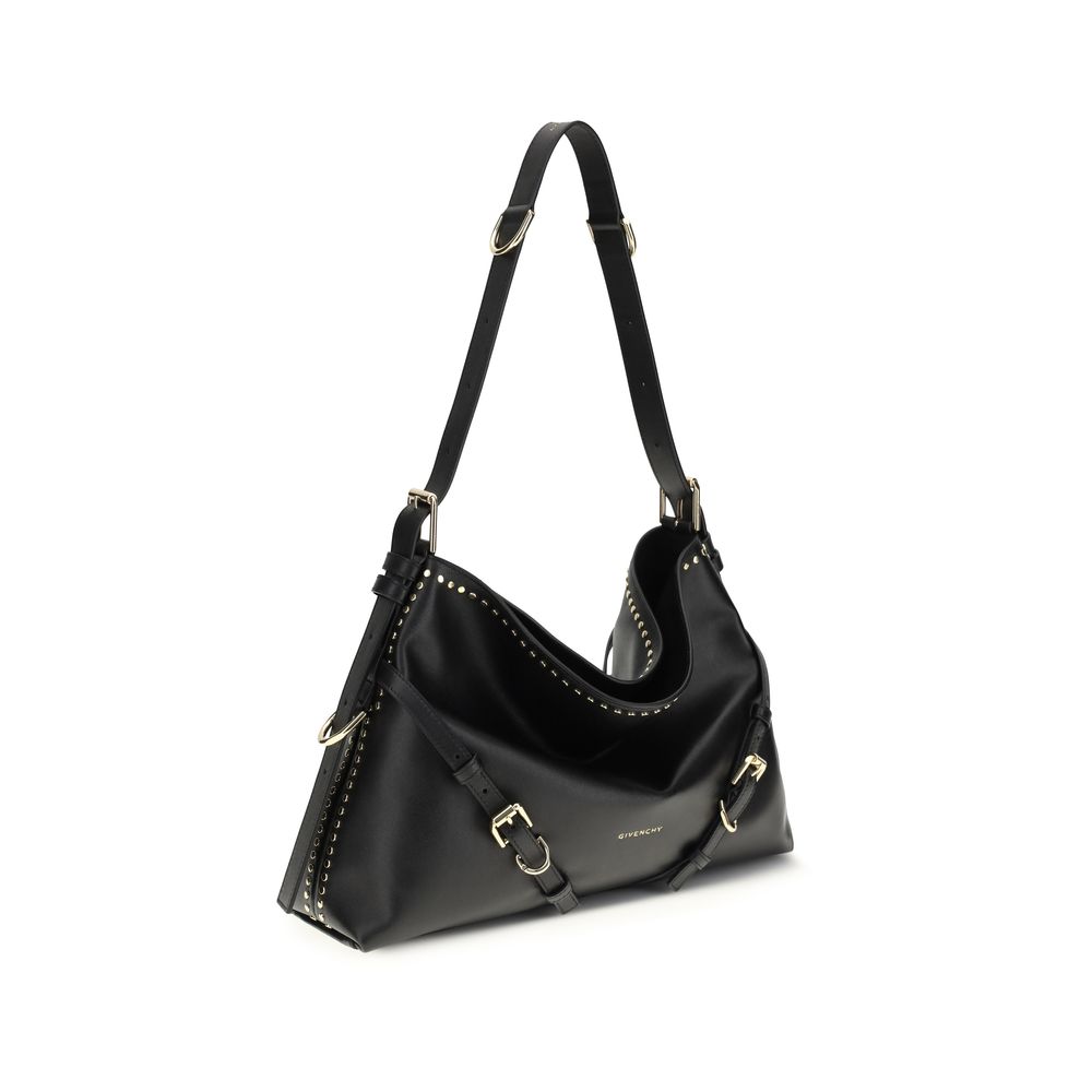 Givenchy Black Calf Leather Bos Taurus Shoulder Bag - immagine 2