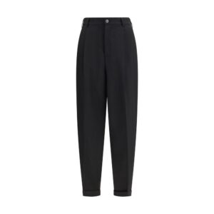Marni Black Wool Casual Pants