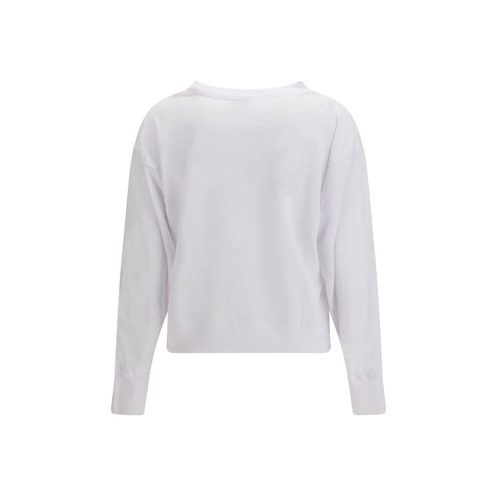 Isabel Marant Étoile White Linen Sweatshirt - immagine 2