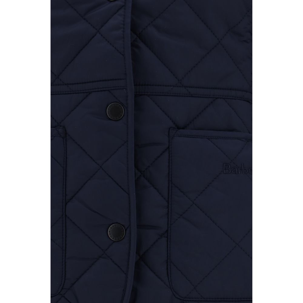 Barbour Blue Polyamide Full-Length Jacket - immagine 3