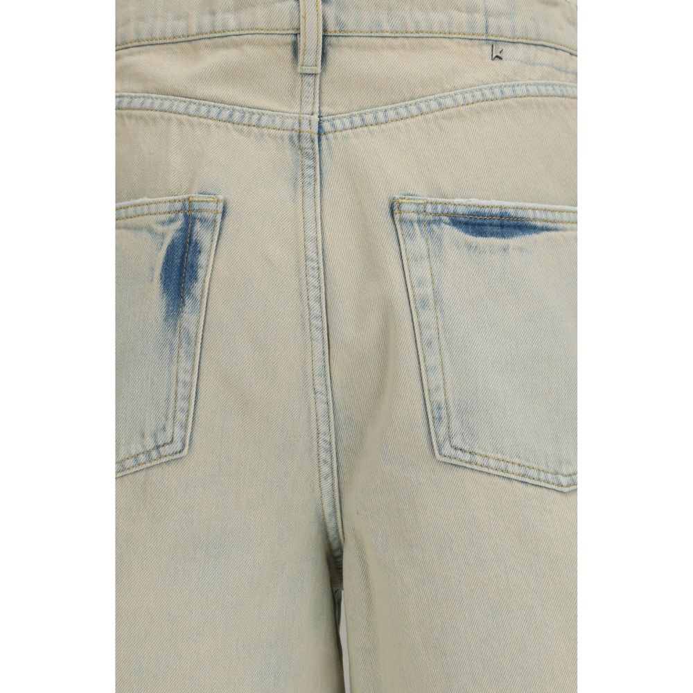Golden Goose Blue Cotton Bermuda Shorts - immagine 3