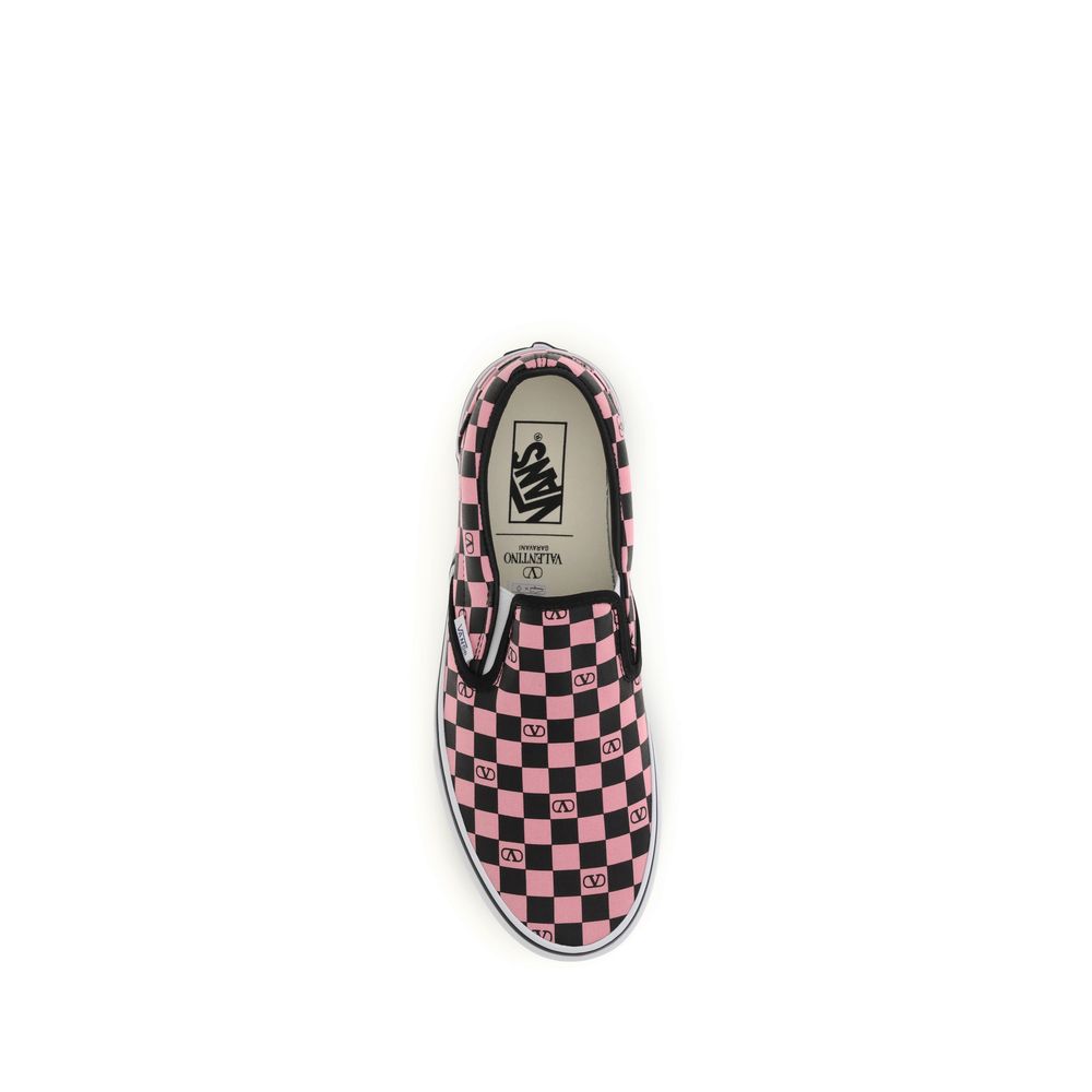 Valentino Garavani Multicolor Cotton Low Top Sneakers - immagine 4