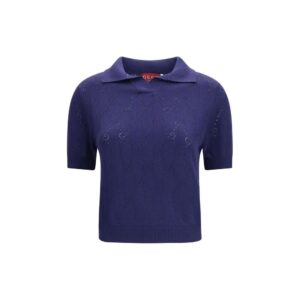 Gucci Blue Silk Dress Shirt