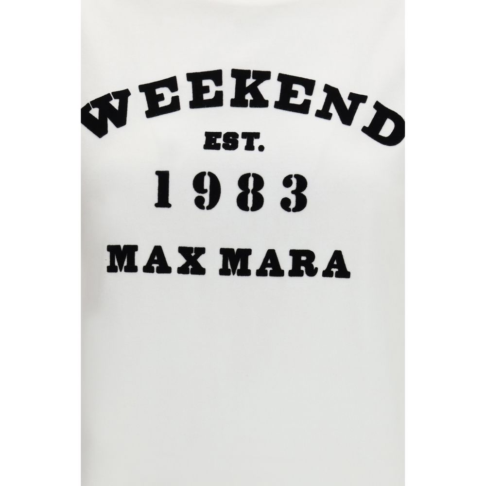 Max Mara White Cotton T-Shirt - immagine 3