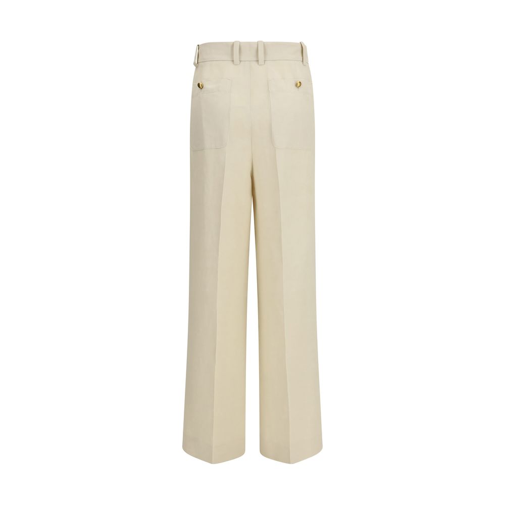 P.A.R.O.S.H. Beige Viscose Casual Pants - immagine 2