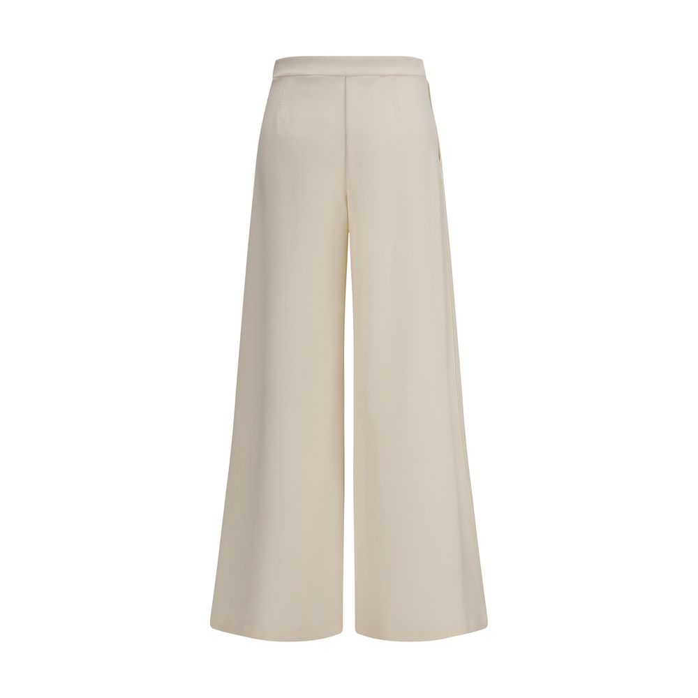 Max Mara Pure Beige Polyamide Flared Pants - immagine 2