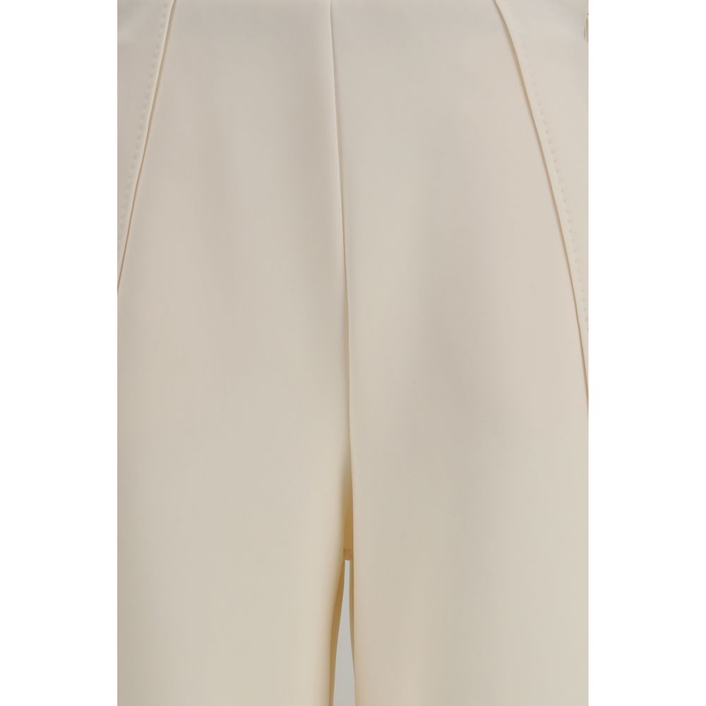 Max Mara Pure Beige Polyamide Flared Pants - immagine 3