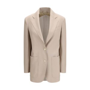 Max Mara Beige Wool Blazer
