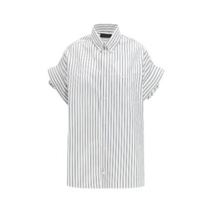 Balenciaga White Cotton Shortsleeve Shirt