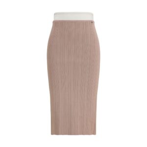 Diesel Multicolor Viscose Midi Skirt