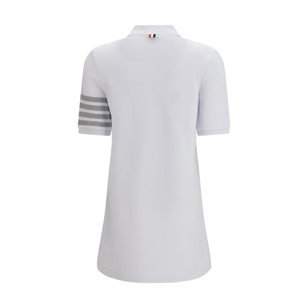 Thom Browne White Cotton Casual Dress - immagine 2