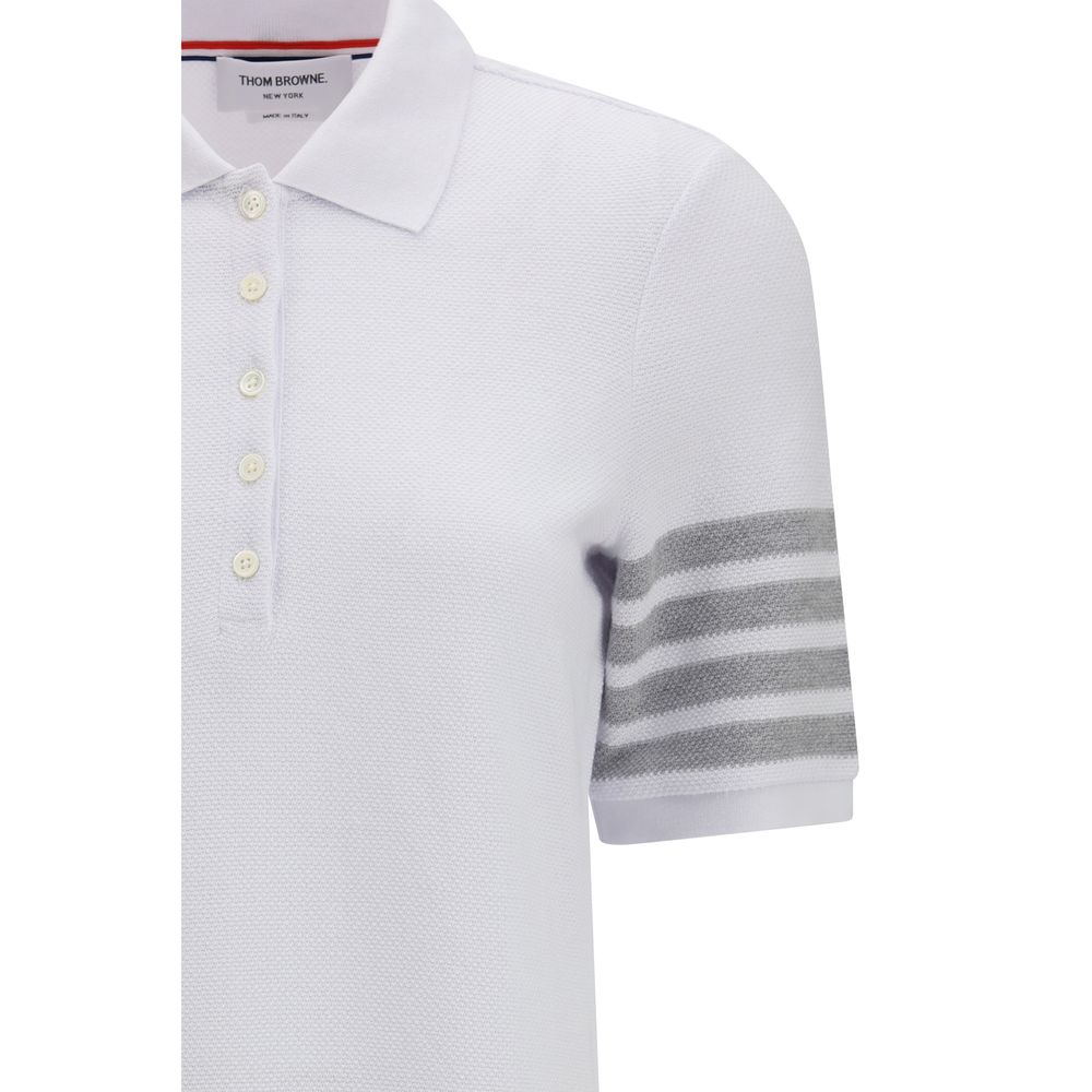 Thom Browne White Cotton Casual Dress - immagine 3