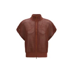 Brunello Cucinelli Bordeaux Cotton Sweatshirt