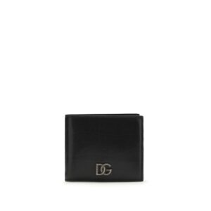 Dolce & Gabbana Black Calf Leather Bos Taurus Wallet