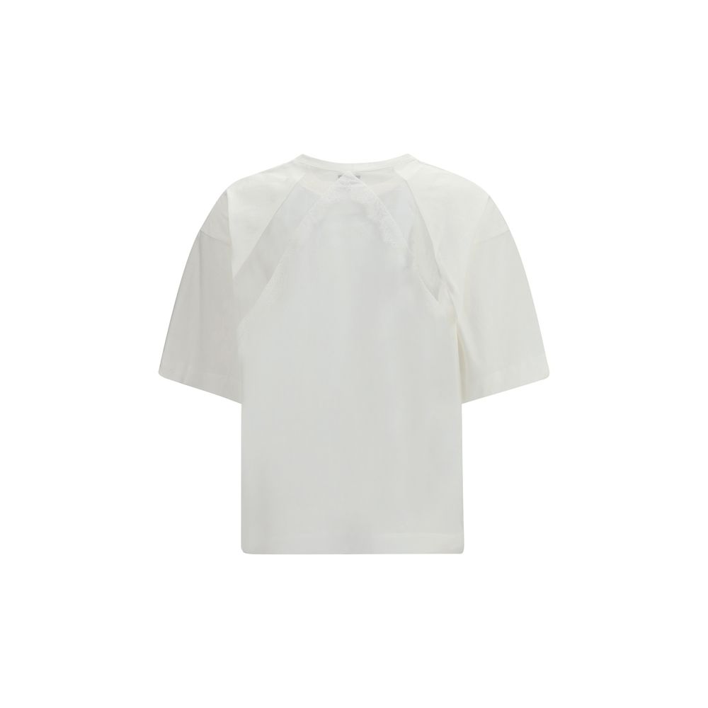 PINKO White Cotton T-Shirt - immagine 2