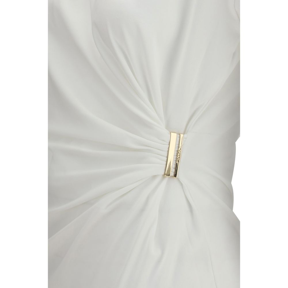PINKO White Cotton T-Shirt - immagine 3
