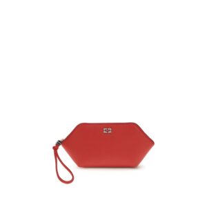 Ganni Multicolor Recycled Leather Clutch Bag