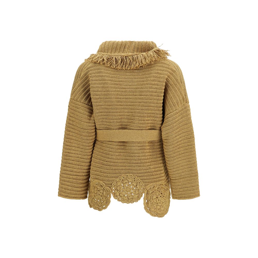 Alanui Gold Polyester Cardigan - immagine 2