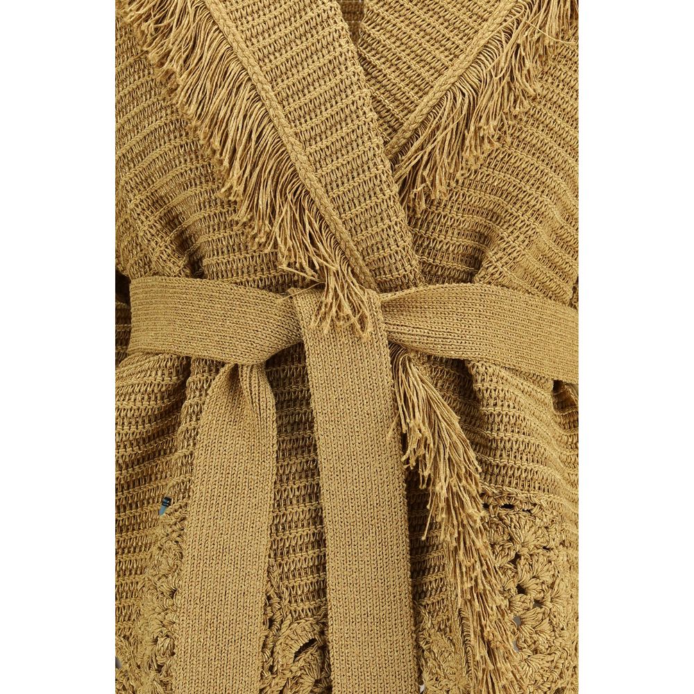 Alanui Gold Polyester Cardigan - immagine 3