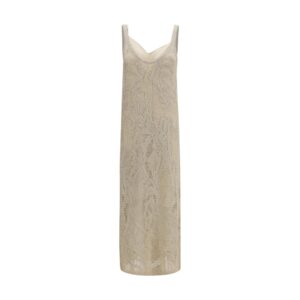 Brunello Cucinelli Beige Linen Casual Dress