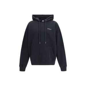 Off-White Black Cotton Sweatshirt