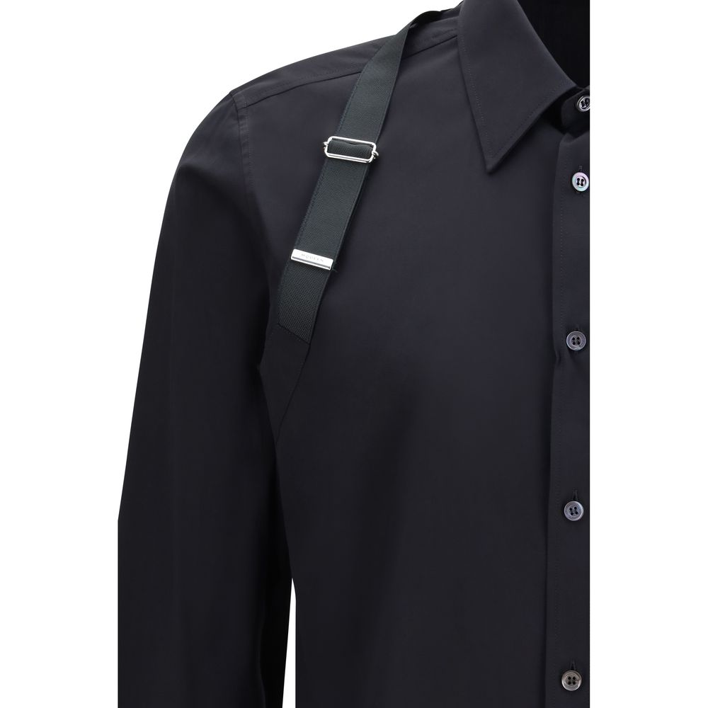 Alexander McQueen Black Cotton Dress Shirt - immagine 3