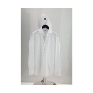 Finamore White Cotton Dress Shirt
