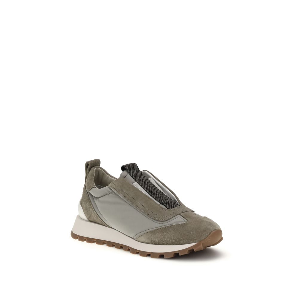 Brunello Cucinelli Bicolor Polyester Sneakers - immagine 2