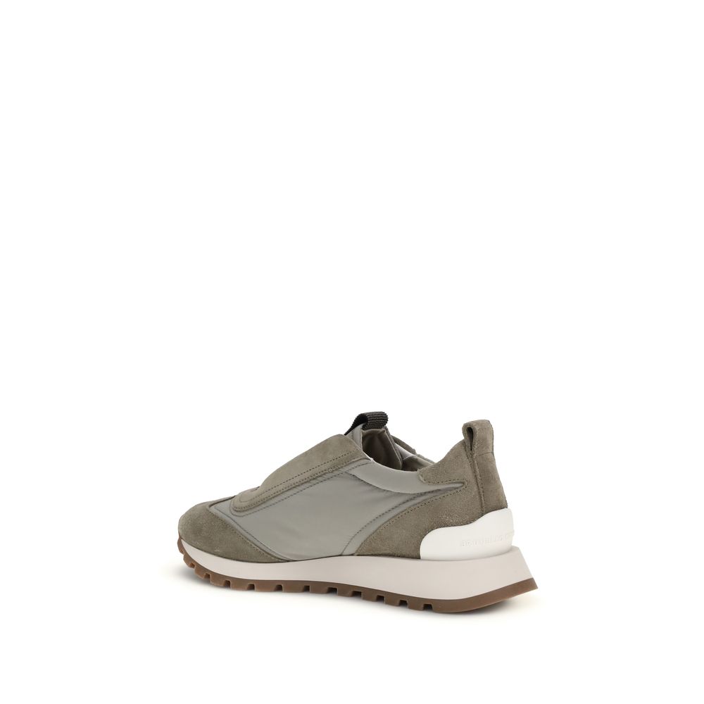Brunello Cucinelli Bicolor Polyester Sneakers - immagine 3