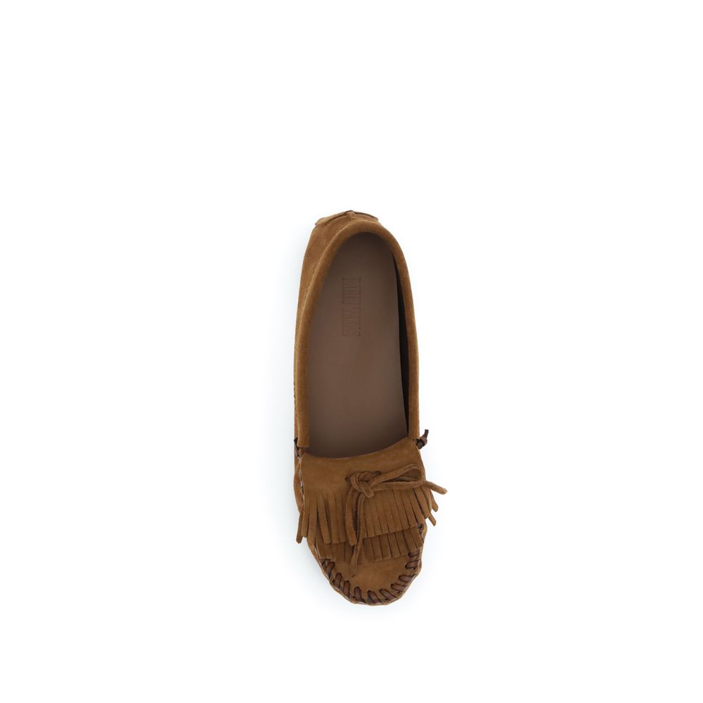 Paris Texas Brown Calf Leather Bos Taurus Slip-On Loafers - immagine 4