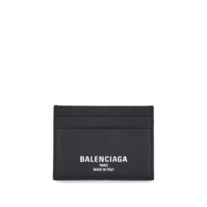 Balenciaga Black Lamb Ovis Aries Aries Wallet