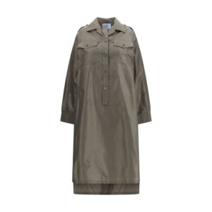 Prada Bicolor Silk Casual Dress