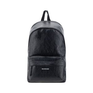 Balenciaga Black Lamb Ovis Aries Aries Backpack