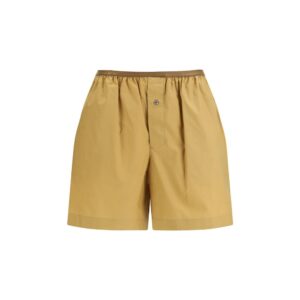 Lemaire Beige Cotton Bermuda Shorts
