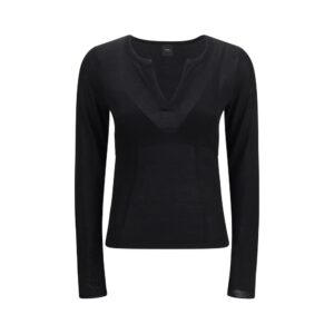 PINKO Black Viscose Sweatshirt