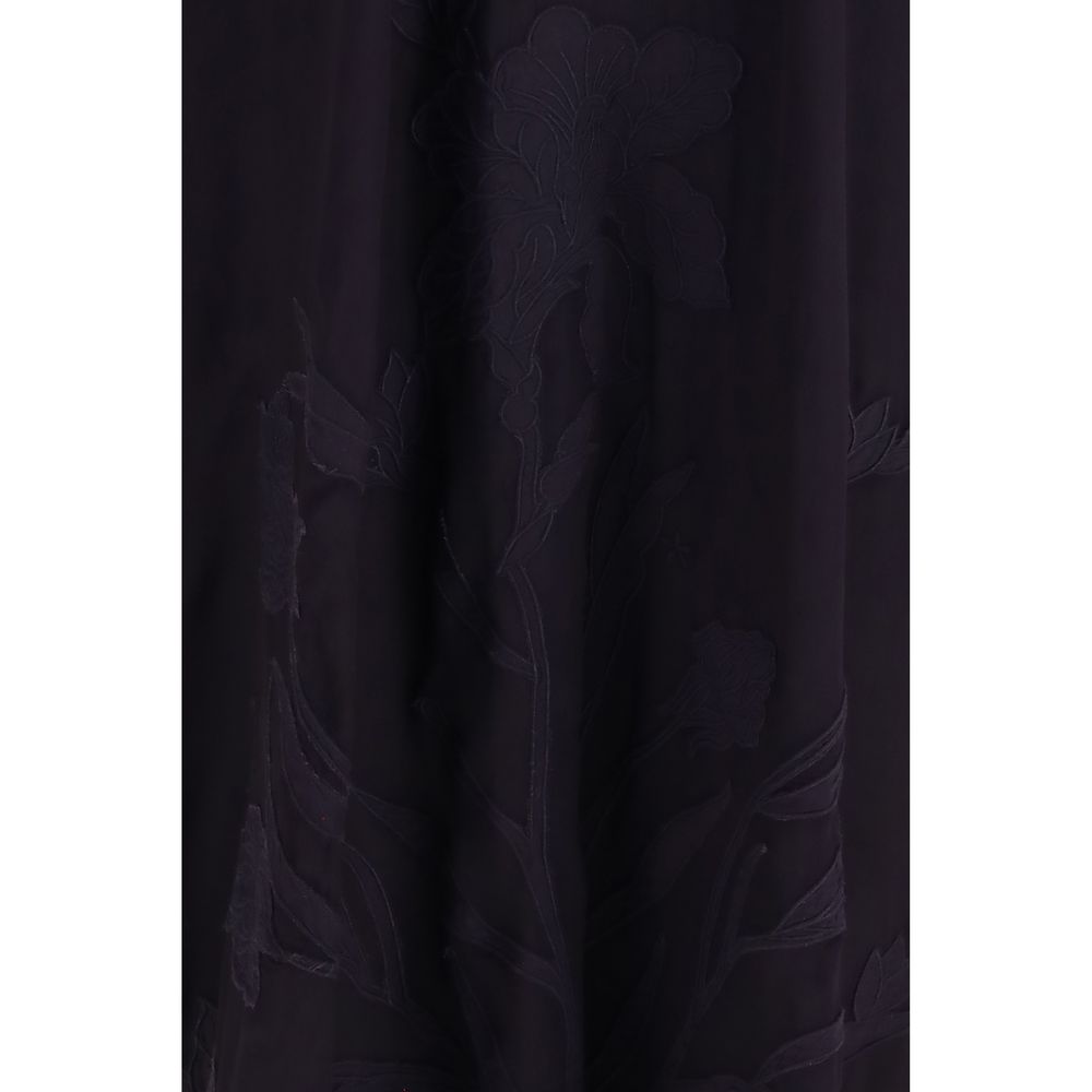 Forte_Forte Black Viscose Casual Dress - immagine 3
