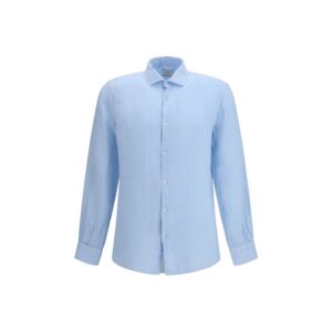 Brooksfield Blue Linen Shirt