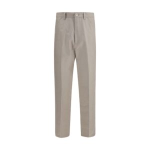 Brunello Cucinelli Beige Cotton Dress Pants
