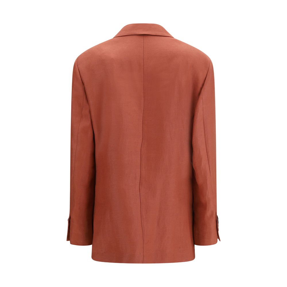 Brunello Cucinelli Multicolor Linen Blazer - immagine 2