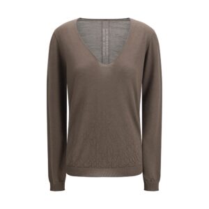 Rick Owens Gray Wool Oves Aries Sweatshirt