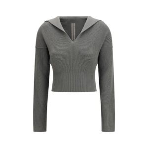 Rick Owens Bicolor Wool Oves Aries Sweatshirt