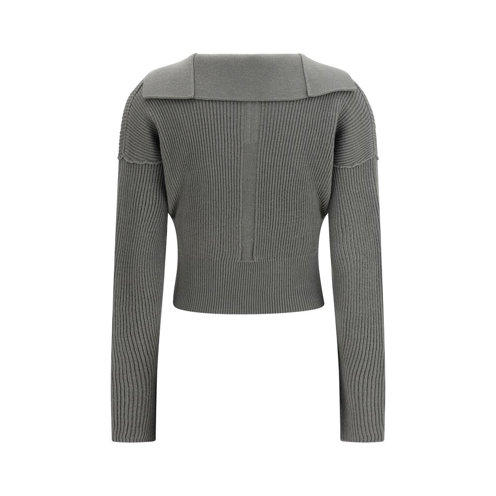 Rick Owens Bicolor Wool Oves Aries Sweatshirt - immagine 2