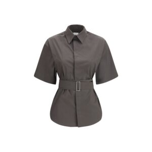 SA SU PHI Gray Cotton Shortsleeve Shirt