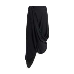Maison Margiela Black Copper Midi Skirt