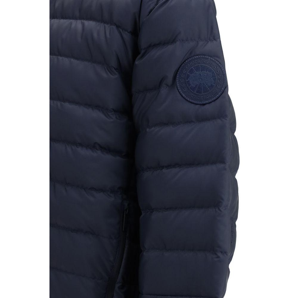 Canada Goose Blue Recycled Polyester Shell Jacket - immagine 3