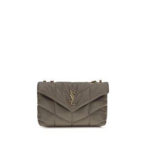 Saint Laurent Gray Lamb Ovis Aries Aries Shoulder Bag