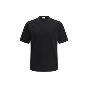 Saint Laurent Black Cotton T-Shirt