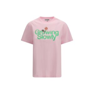 Ganni Multicolor Cotton T-Shirt